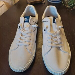 NEW! Sperry Women's Seabed LTT Canvas Sneakers White/Silver 10399093 Size 9.5M